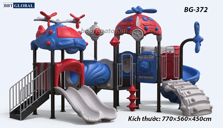 Cầu trượt liên hoàn cao cấp nhập khẩu BG-372