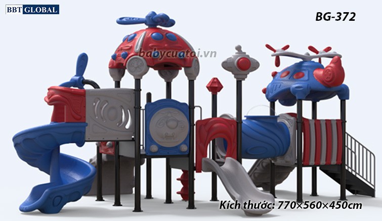 Cầu trượt liên hoàn cao cấp nhập khẩu BG-372