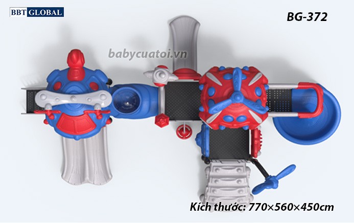 Cầu trượt liên hoàn cao cấp nhập khẩu BG-372