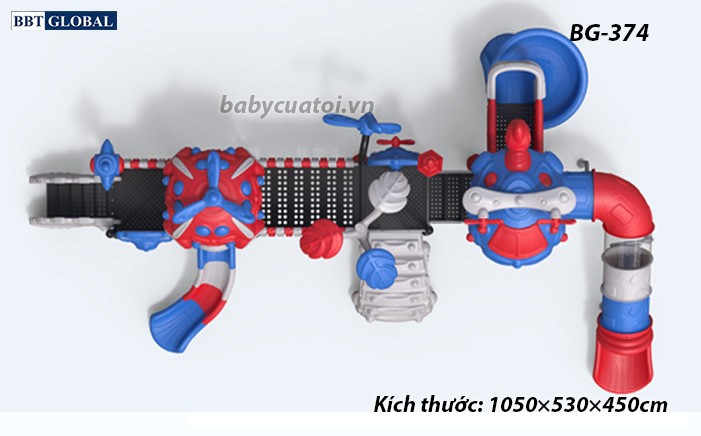 Cầu trượt liên hoàn cao cấp nhập khẩu BG-374