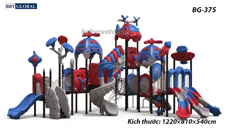 Cầu trượt liên hoàn cao cấp nhập khẩu BG-375