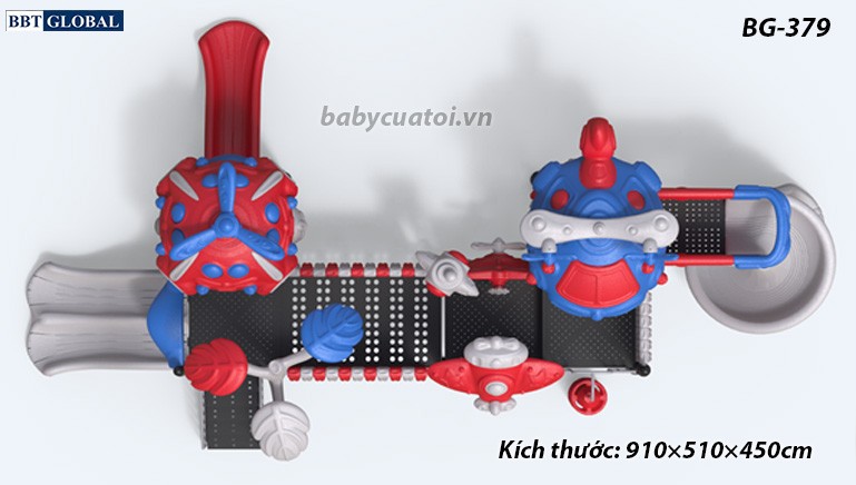 Cầu trượt liên hoàn cao cấp nhập khẩu BG-379
