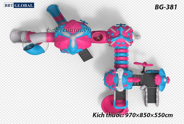 Cầu trượt liên hoàn cao cấp nhập khẩu BG-381