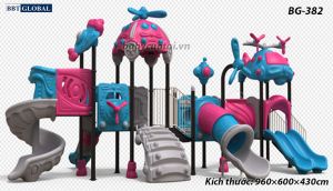 Cầu trượt liên hoàn cao cấp nhập khẩu BG-382