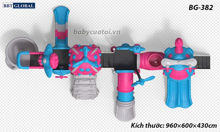 Cầu trượt liên hoàn cao cấp nhập khẩu BG-382