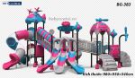 Cầu trượt liên hoàn cao cấp nhập khẩu BG-383