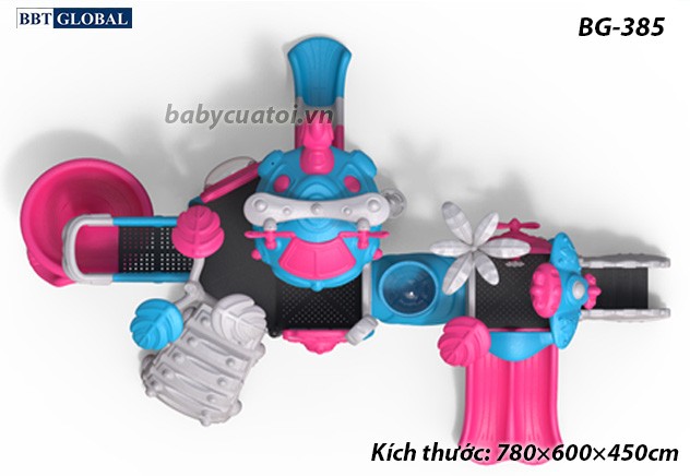 Cầu trượt liên hoàn cao cấp nhập khẩu BG-385