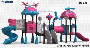 Cầu trượt liên hoàn cao cấp nhập khẩu BG-386