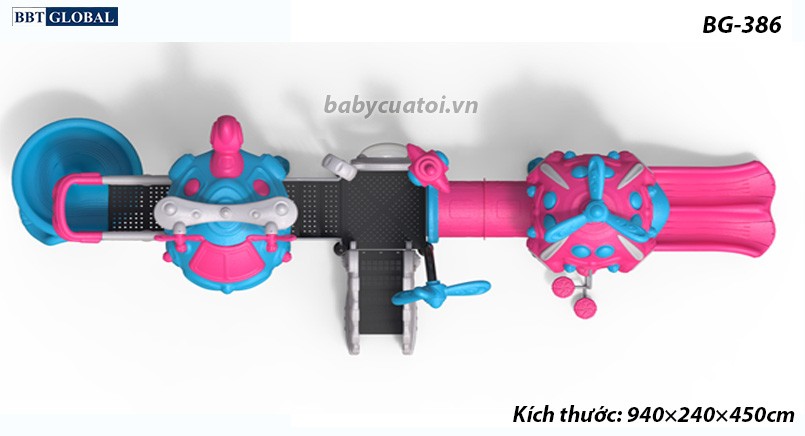 Cầu trượt liên hoàn cao cấp nhập khẩu BG-386
