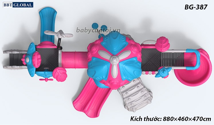 Cầu trượt liên hoàn cao cấp nhập khẩu BG-387