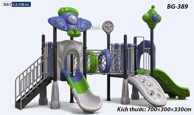 Cầu trượt liên hoàn cao cấp nhập khẩu BG-389