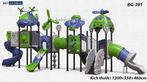 Cầu trượt liên hoàn cao cấp nhập khẩu BG-391