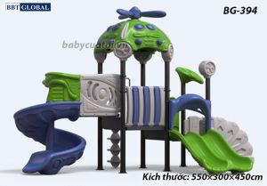 Cầu trượt liên hoàn cao cấp nhập khẩu BG-394