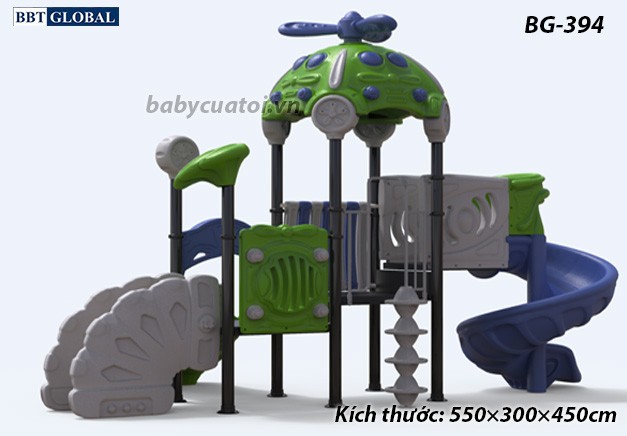 Cầu trượt liên hoàn cao cấp nhập khẩu BG-394