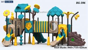 Cầu trượt liên hoàn cao cấp nhập khẩu BG-396
