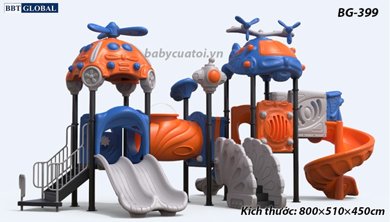 Cầu trượt liên hoàn cao cấp nhập khẩu BG-399
