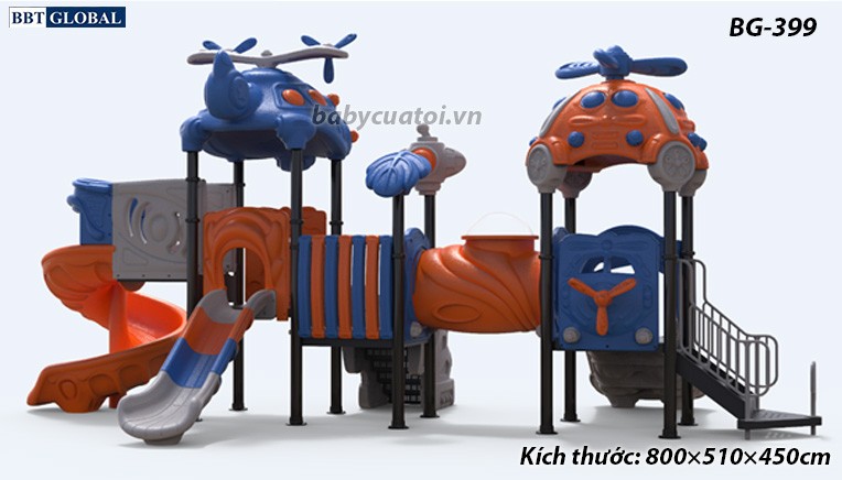 Cầu trượt liên hoàn cao cấp nhập khẩu BG-399