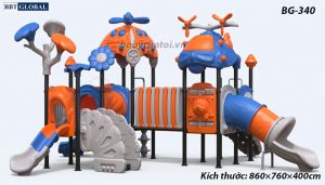 Cầu trượt liên hoàn cao cấp nhập khẩu BG-400