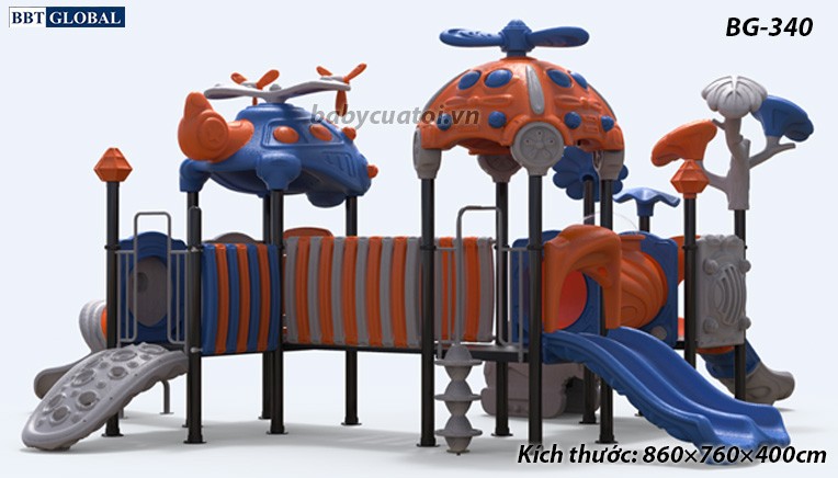 Cầu trượt liên hoàn cao cấp nhập khẩu BG-400