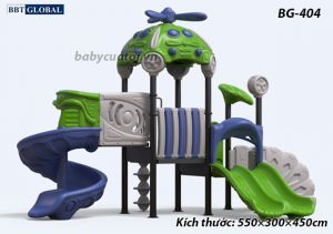 Cầu trượt liên hoàn cao cấp nhập khẩu BG-404