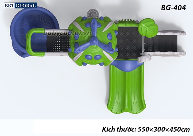 Cầu trượt liên hoàn cao cấp nhập khẩu BG-404