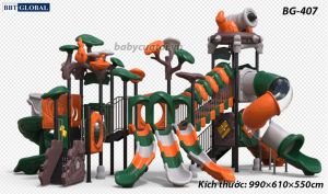 Cầu trượt liên hoàn cao cấp nhập khẩu BG-407