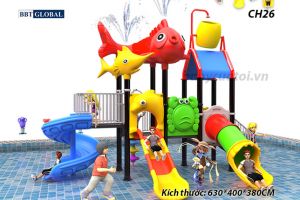 Cầu trượt liên hoàn công viên nước CH26