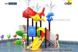 Cầu trượt liên hoàn công viên nước CH29