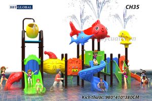 Cầu trượt liên hoàn công viên nước CH35