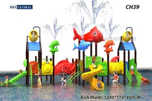 Cầu trượt liên hoàn công viên nước CH39