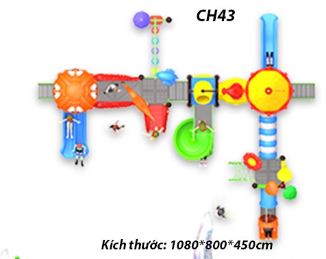 Cầu trượt liên hoàn công viên nước CH43