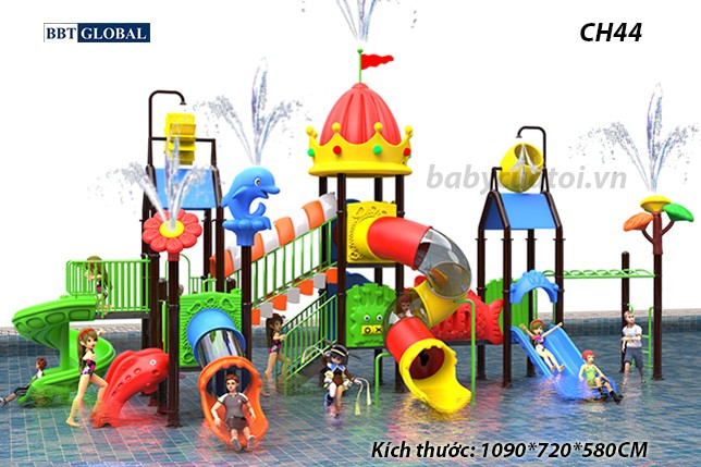 Cầu trượt liên hoàn công viên nước CH44