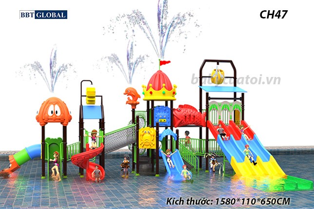 Cầu trượt liên hoàn công viên nước CH47
