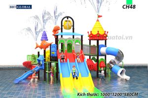 Cầu trượt liên hoàn công viên nước CH48