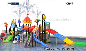 Cầu trượt liên hoàn công viên nước CH49