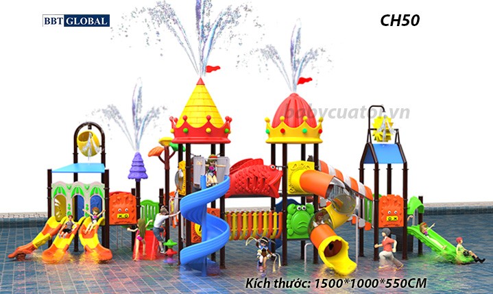 Cầu trượt liên hoàn công viên nước CH50