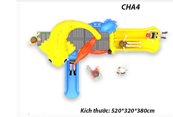 Cầu trượt liên hoàn công viên nước CHA4