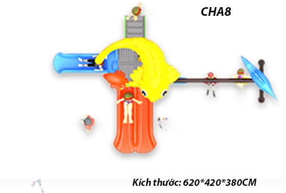 Cầu trượt liên hoàn công viên nước CHA8