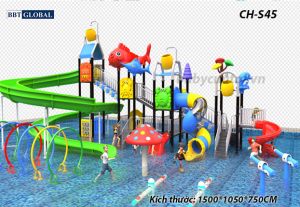Cầu trượt liên hoàn công viên nước CH-S45