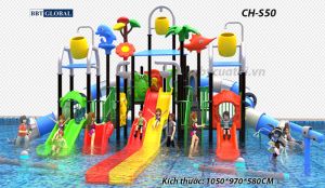 Cầu trượt liên hoàn công viên nước CH-S50