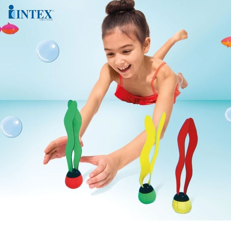 Bộ 3 quả cầu chơi dưới nước cho bé INTEX 55503