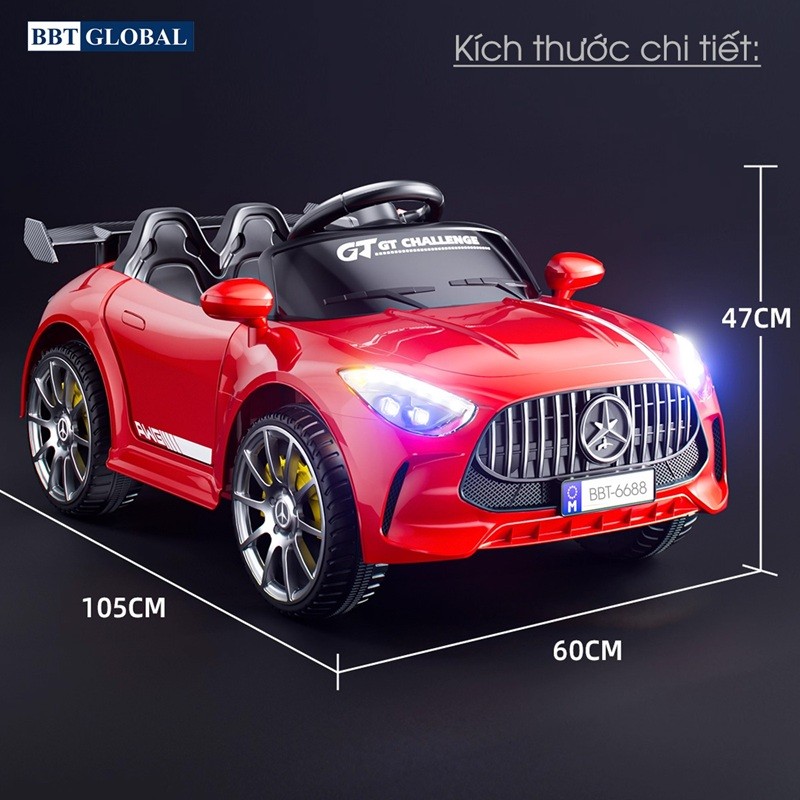 Ô tô điện trẻ em dáng thể thao Mercedes Siêu Hot BBT-6688