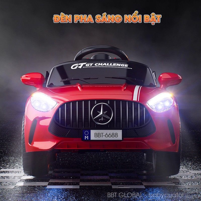 Ô tô điện trẻ em dáng thể thao Mercedes Siêu Hot BBT-6688
