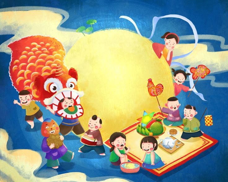 Bé thỏa thích vui Tết Trung thu cùng món quà ý nghĩa