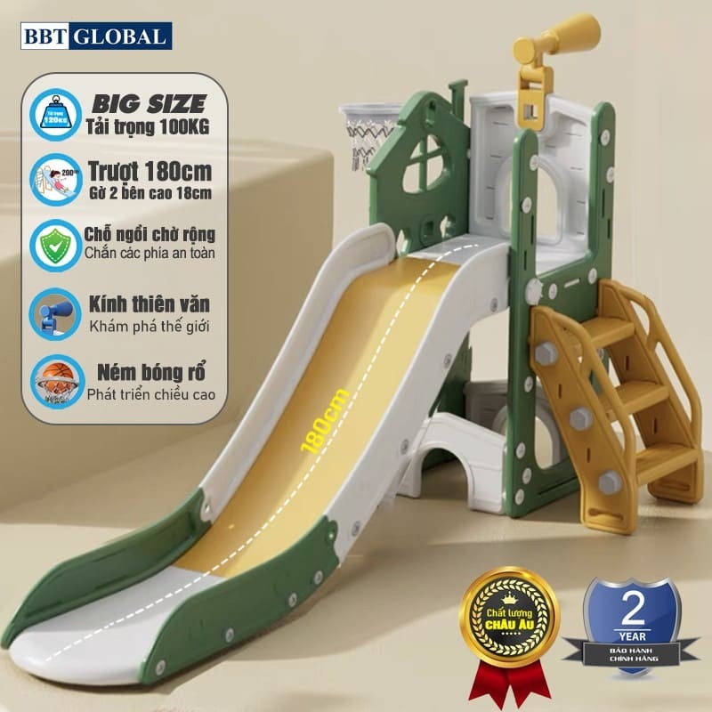 cầu trượt cho bé