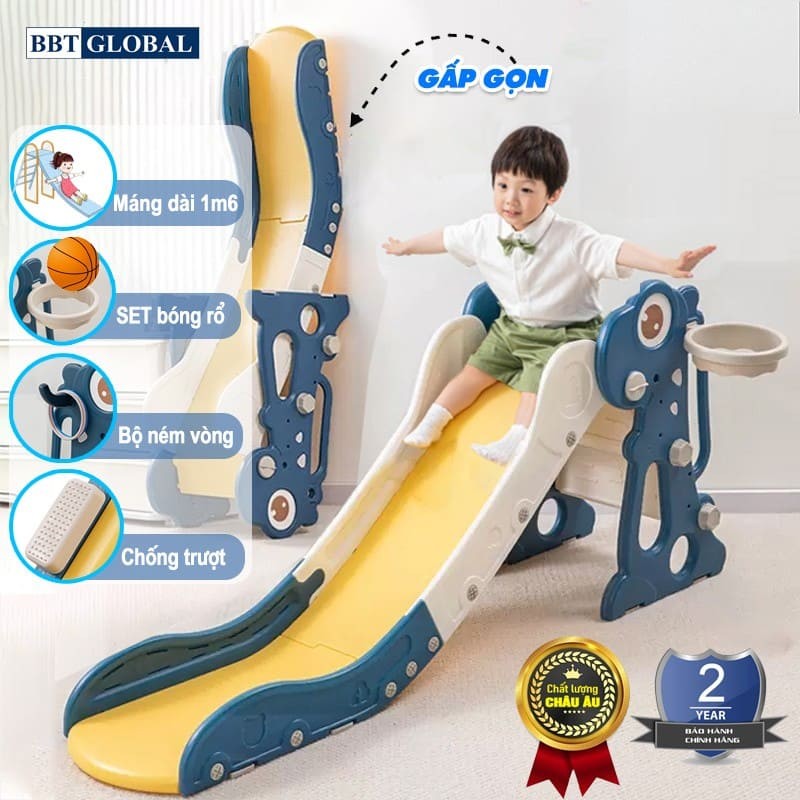 cầu trượt cho bé