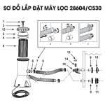 Máy lọc nước hồ bơi INTEX 28604