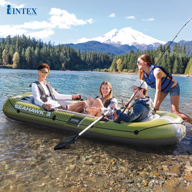 Thuyền hơi SEAHAWK 3 mẫu mới INTEX 66333