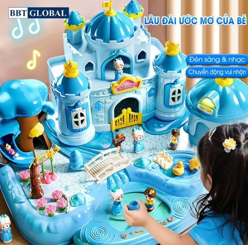Mô hình lâu đài búp bê vui nhộn