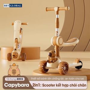 Xe trượt Scooter BBT Global 2 trong 1 không nhạc đèn SK1306